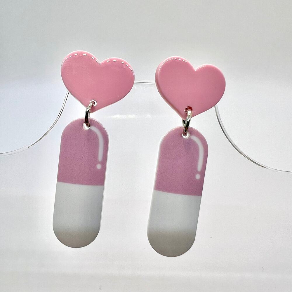 Chill Pill Earrings - Nurse Earrings - CNA Earrings - Healthcare Accessories